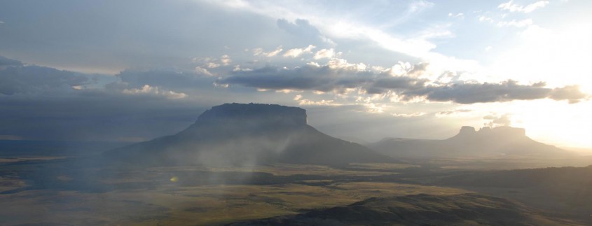 Upuigma Tepui, as seen by paramotor - first climbed by my friend Steve Backshall (with John Arran & Ivan Calderon) in 2007