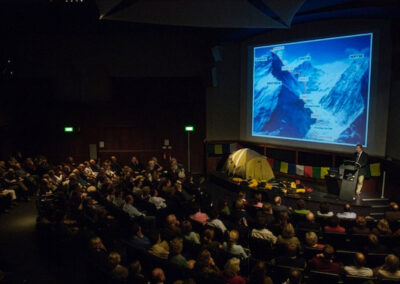 Tom Clowes speaking at the RGS