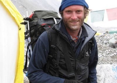 Tom Clowes at Everest Basecamp