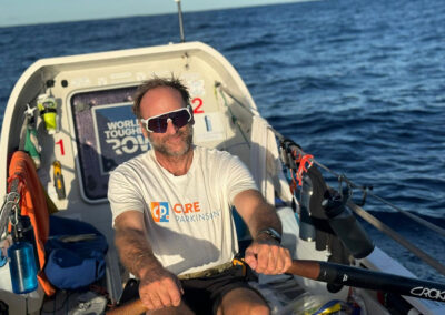 Tom Clowes rowing the Atlantic